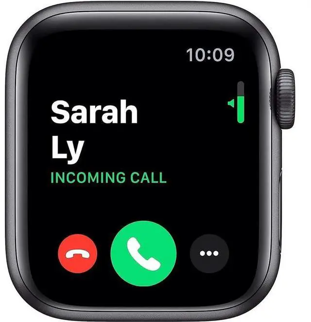 Alt view image 5 of 5 - Apple Apple Watch Series 5 40 mm Fully Unlocked - Space Gray GPS + Cellular (Grade A)