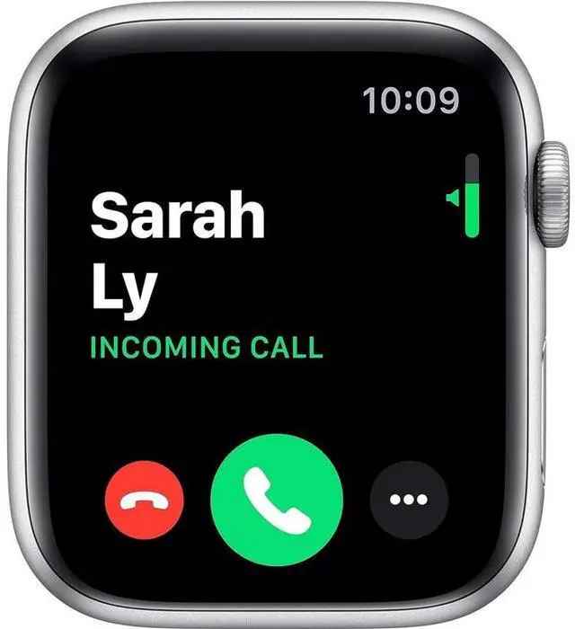 Alt view image 5 of 5 - Apple Apple Watch Series 5 44 mm Fully Unlocked - Silver GPS Only (Grade B)