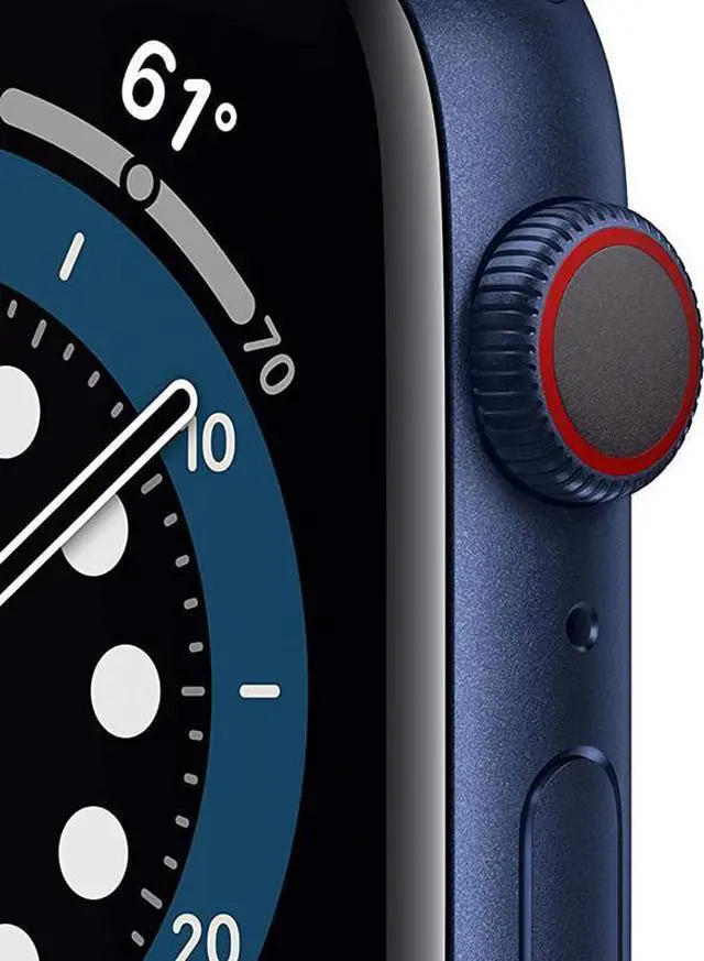 Alt view image 2 of 5 - Apple Apple Watch Series 6 40 mm Fully Unlocked - Blue GPS Only (Grade B)