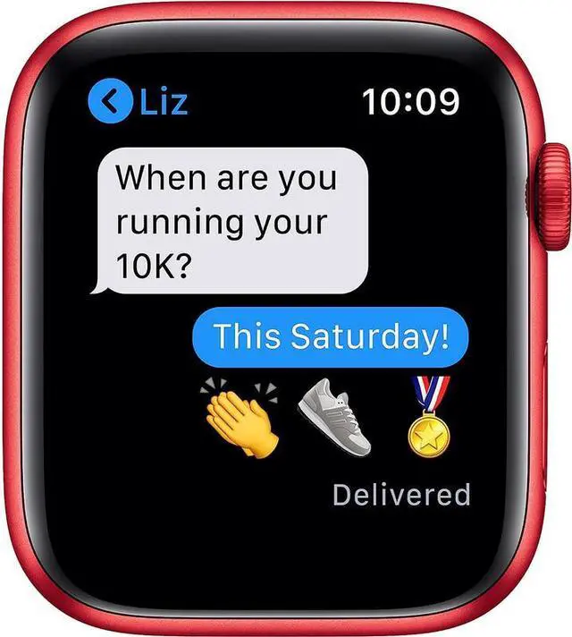 Alt view image 5 of 5 - Apple Apple Watch Series 6 40 mm Fully Unlocked - Red GPS + Cellular (Grade A)