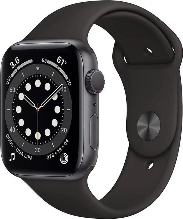 Main image of Apple Apple Watch Series 6 44 mm Fully Unlocked - Space Gray GPS Only (Grade A)