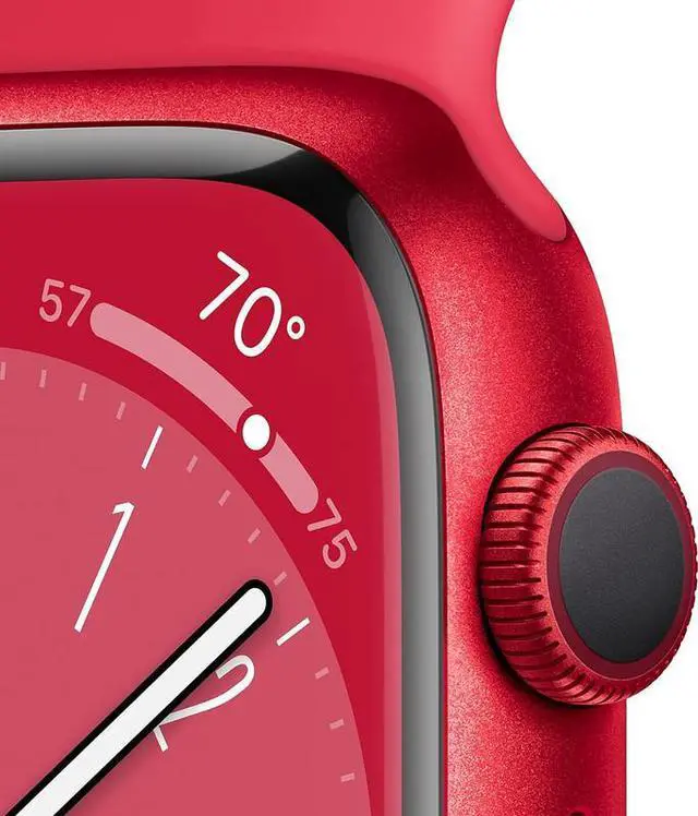 Alt view image 2 of 5 - Apple Apple Watch Series 8 41 mm Fully Unlocked - Starlight GPS Only (Grade A)