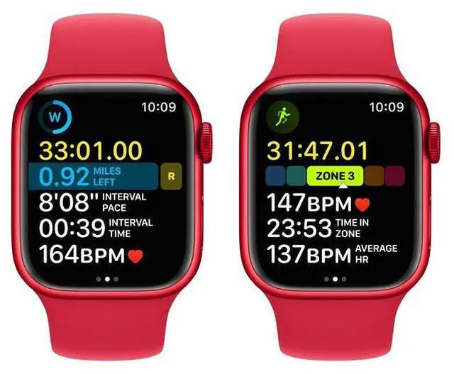 Alt view image 4 of 5 - Apple Apple Watch Series 8 41 mm Fully Unlocked - Starlight GPS Only (Grade A)