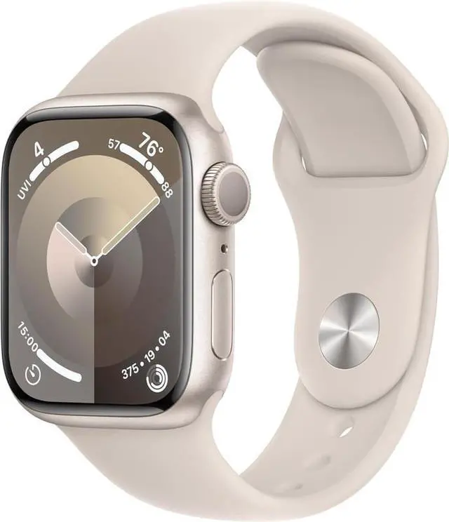 Main image of Apple Apple Watch Series 9 45 mm Fully Unlocked - Starlight GPS Only (Grade B)