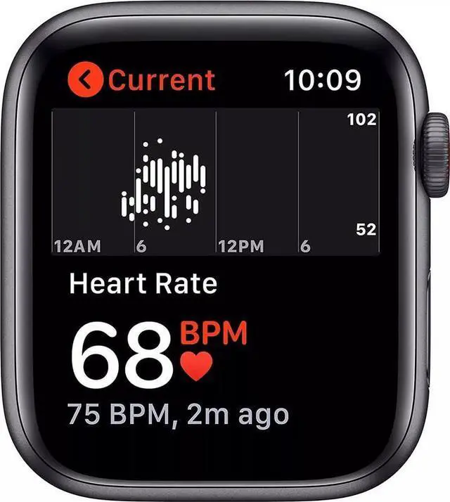 Alt view image 4 of 5 - Apple Apple Watch Series SE 44 mm Fully Unlocked - Gray GPS Only (Grade B)