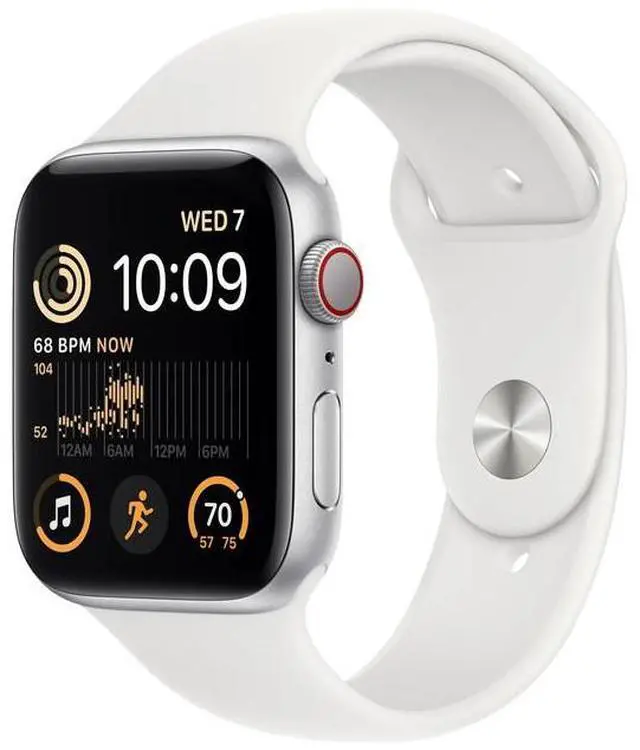 Main image of Apple Apple Watch Series SE 2 40 mm Fully Unlocked - Silver GPS Only (Grade A)