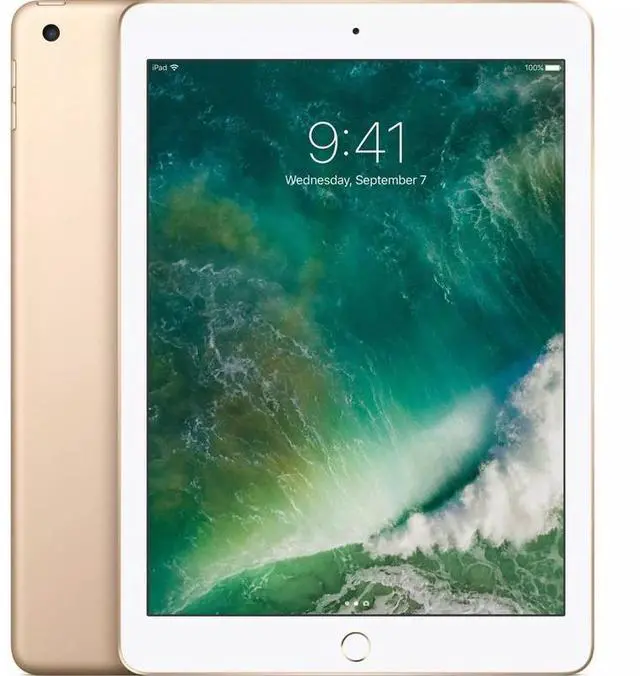 Main image of Apple iPad 5 9.7" 128GB Fully Unlocked - Gold WiFi + Cellular (Grade B)