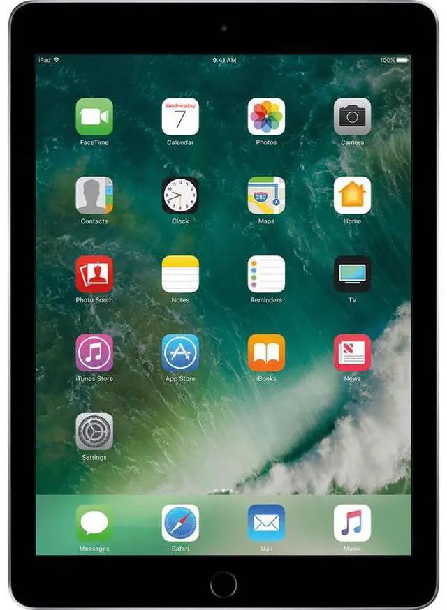 Alt view image 3 of 5 - Apple iPad 5 9.7" 128GB Fully Unlocked - Space Gray WiFi Only (Grade B)