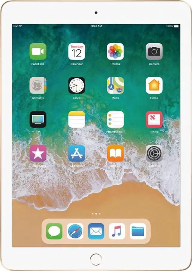 Alt view image 2 of 5 - Apple iPad 6 9.7" 128GB Fully Unlocked - Gold WiFi Only (Grade A)