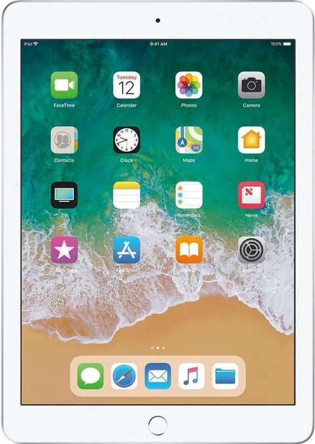 Alt view image 2 of 5 - Apple iPad 6 9.7" 128GB Fully Unlocked - Silver WiFi Only (Grade A)