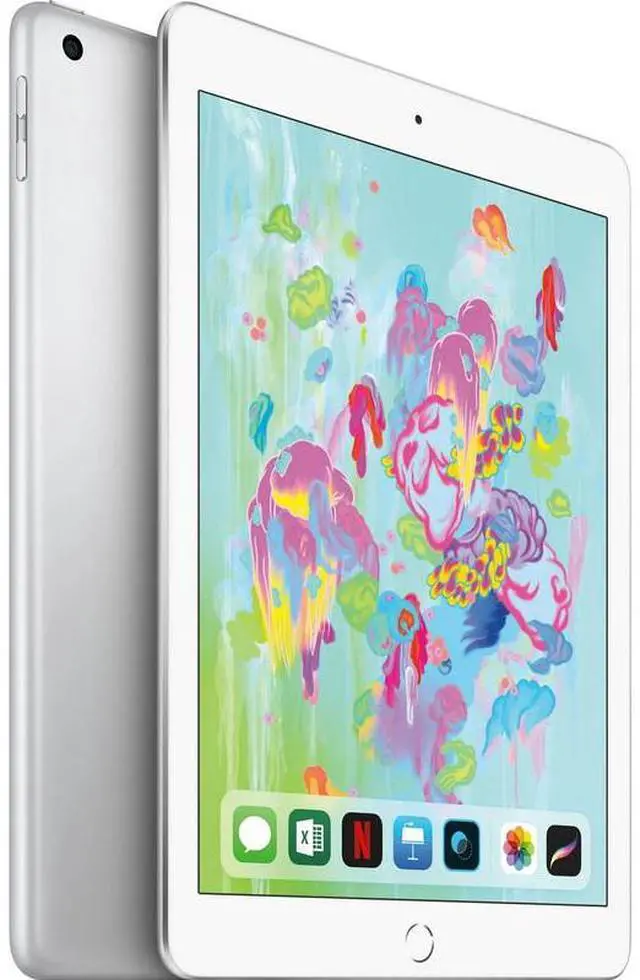 Alt view image 3 of 5 - Apple iPad 6 9.7" 128GB Fully Unlocked - Silver WiFi Only (Grade A)