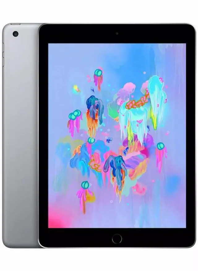 Main image of Apple iPad 6 9.7" 128GB Fully Unlocked - Space Gray WiFi Only (Grade A)