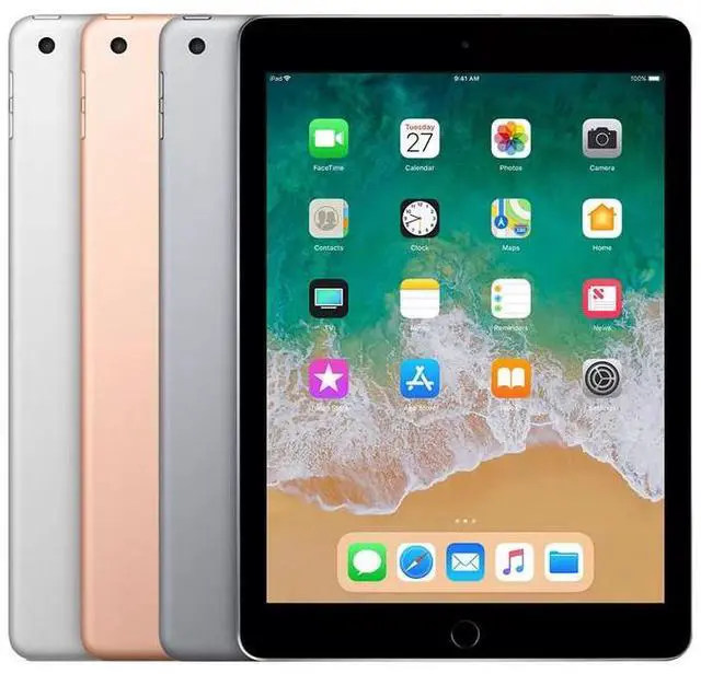 Alt view image 4 of 5 - Apple iPad 6 9.7" 128GB Fully Unlocked - Space Gray WiFi Only (Grade A)