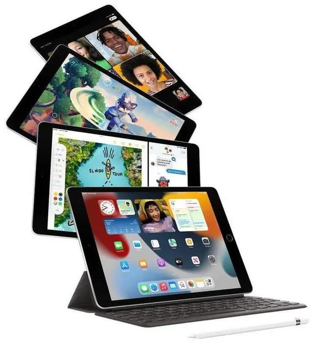 Alt view image 5 of 5 - Apple iPad 9 10.2" 64GB Fully Unlocked - Silver WiFi + Cellular (Grade B)