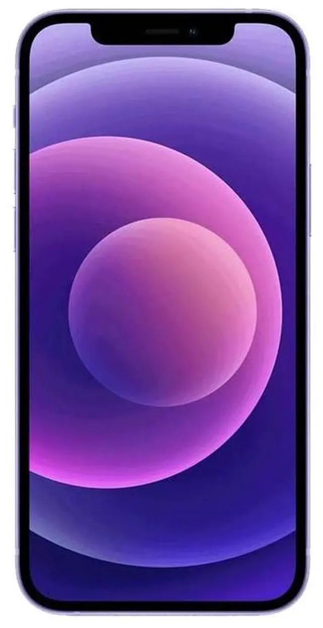 Alt view image 3 of 5 - Apple iPhone 12 64GB Fully Unlocked - Purple (Grade B)