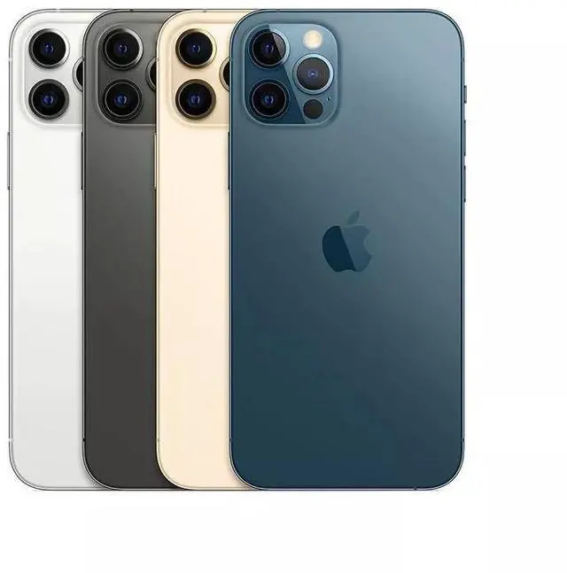 Alt view image 4 of 5 - Apple iPhone 12 Pro 128GB Fully Unlocked - Pacific Blue (Grade B)