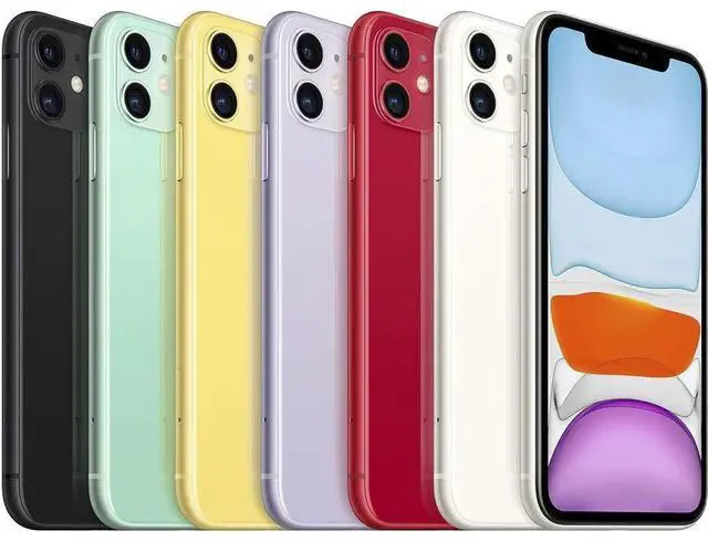 Alt view image 4 of 5 - Apple iPhone 11 128GB Fully Unlocked - Yellow (Grade A)