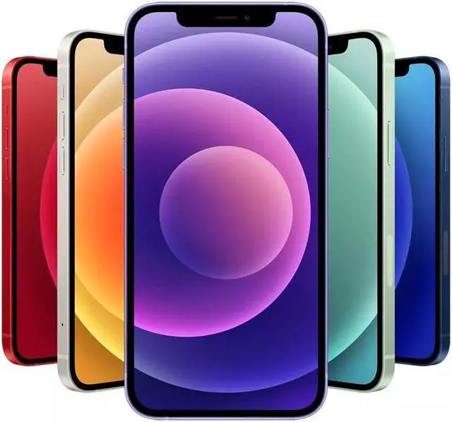 Alt view image 5 of 5 - Apple iPhone 12 256GB Fully Unlocked - Purple (Grade A)