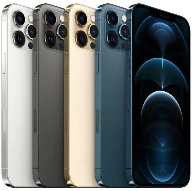 Alt view image 5 of 5 - Apple iPhone 12 Pro Max 128GB Fully Unlocked - Silver (Grade A)