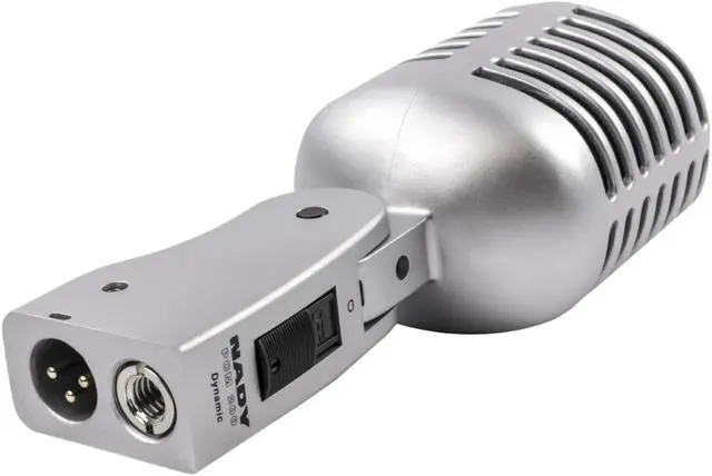 Alt view image 4 of 7 - Nady PCM-200 Classic style Microphone - Great for live vocal performance, includes switchable low frequency roll-off, a pop-free locking on-off switch and sturdy portable plastic carrying case