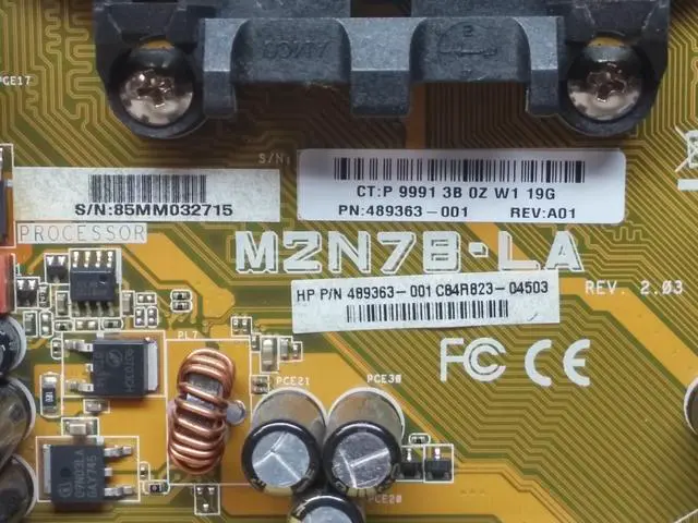 Alt view image 4 of 5 - HP 489363-001 P6000 Socket AM2 DDR3 SDRAM Desktop Motherboard