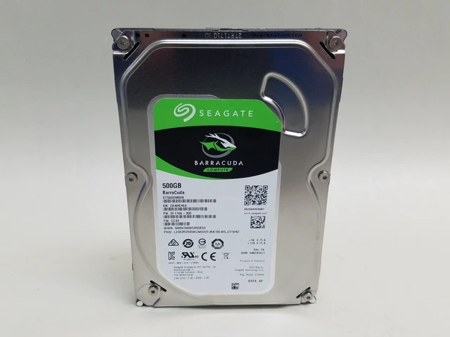 Alt view image 4 of 6 - Seagate BarraCuda ST500DM009 500GB 7200 RPM 32MB Cache SATA 6.0Gb/s 3.5" Internal Hard Drive