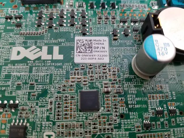 Alt view image 4 of 7 - Dell Optiplex 790 990 USFF LGA1155/Socket H2 Desktop Motherboard NKW6Y