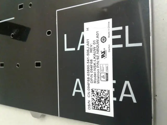 Alt view image 6 of 13 - Non-Backlit US Keyboard for Dell Latitude 3340 3350 5480 5490 5491 5495 7480 7490 E5450 E5470 E7450 E7470 Laptops - Replaces 94F68 41MMG