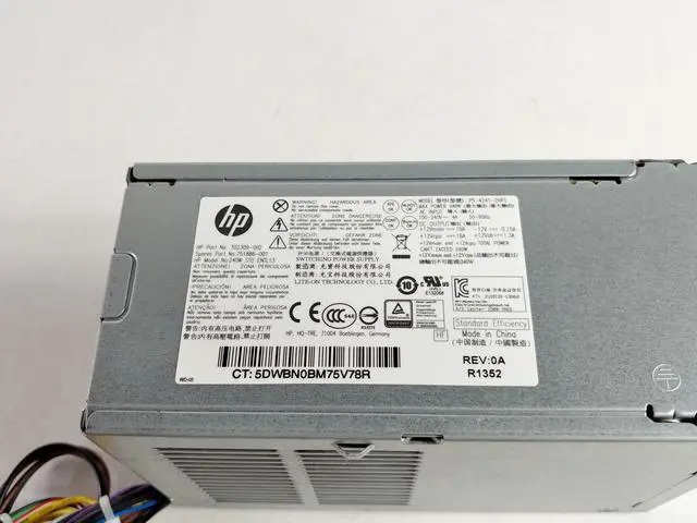 Alt view image 10 of 11 - HP 702309-002 HP 800ED SFF 240W 12VDC POWER SUPPLY
