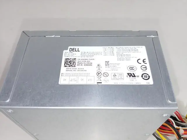 Alt view image 6 of 7 - Dell 56Dxg Dell 275 Watt Power Supply For Optiplex 3010 9010 7010 Mt
