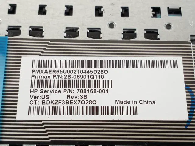 Alt view image 5 of 7 - HP 708168-001 Laptop Keyboard for Pavilion 15-E / 15-F / 15-G / 15-N
