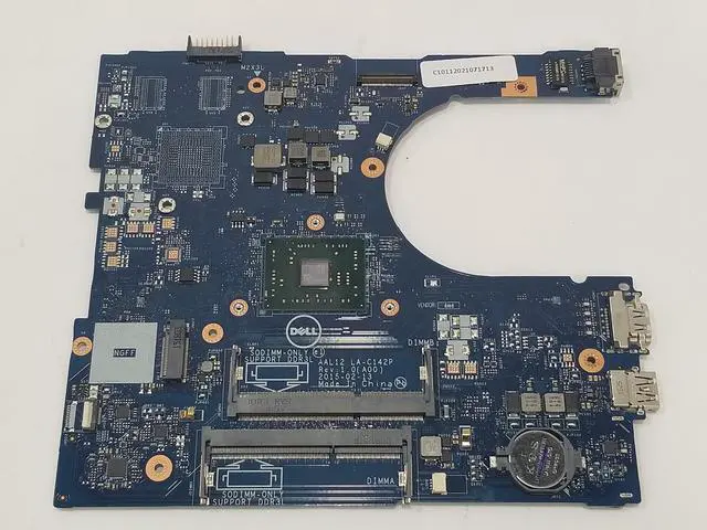 Alt view image 3 of 6 - 1N0C6 Dell Inspiron 15-5000 Laptop Motherboard w/ AMD A8-7410 2.2GHz CPU