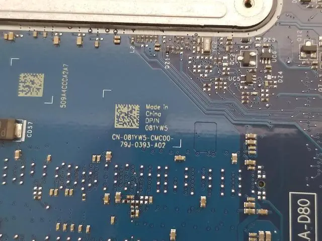 Alt view image 5 of 5 - 81YW5 Dell Intel Core I7-7500 Hd Graphics 620 Motherboard 15 5567