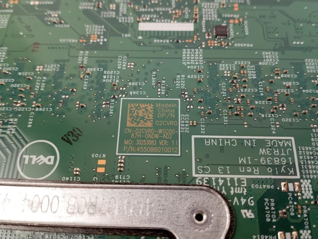 Alt view image 9 of 9 - Dell Inspiron 13 7370 Intel i5-8250U Laptop Motherboard 2CVR0 02CVR0 CN-02CVR0