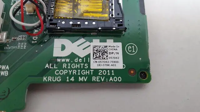 Alt view image 17 of 17 - Genuine Orignal Dell Latitude E5420M Intel Motherboard  057D62 57D62