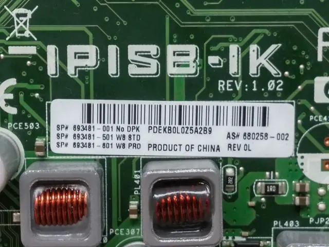 Alt view image 4 of 5 - HP 680258-002 Pro 4300 LGA 1155/Socket H2 DDR3 SODIMM AIO Motherboard