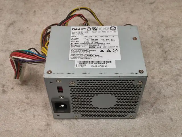 Alt view image 2 of 5 - Dell P9550 Dell 280 Watt Power Supply For Optiplex 330 740 745 755 Dimension C521-P9550