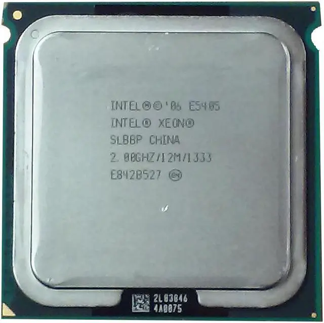 Alt view image 2 of 5 - INTEL Slbbp Xeon E5405 Quadcore 2.0Ghz 12Mb L2 Cache 1333Mhz Fsb Socket 771Pin 45Nm Processor Only