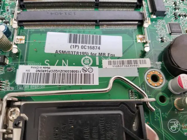 Alt view image 4 of 6 - Lenovo 03T8195 ThinkCentre M72e LGA 1155/Socket H2 DDR3 Desktop Motherboard