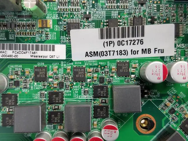 Alt view image 4 of 5 - Lenovo 03T7183 ThinkCentre M93 LGA 1150/Socket H3 DDR3 Desktop Motherboard