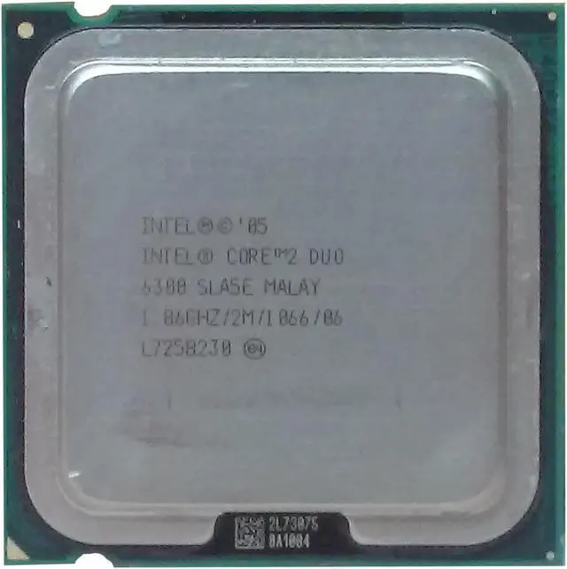 Alt view image 2 of 4 - Intel Sla5e Core 2 Duo E6300 Dualcore 1.86Ghz 2Mb L2 Cache 1066Mhz Fsb Socket Lga775 65Nm Processor Only