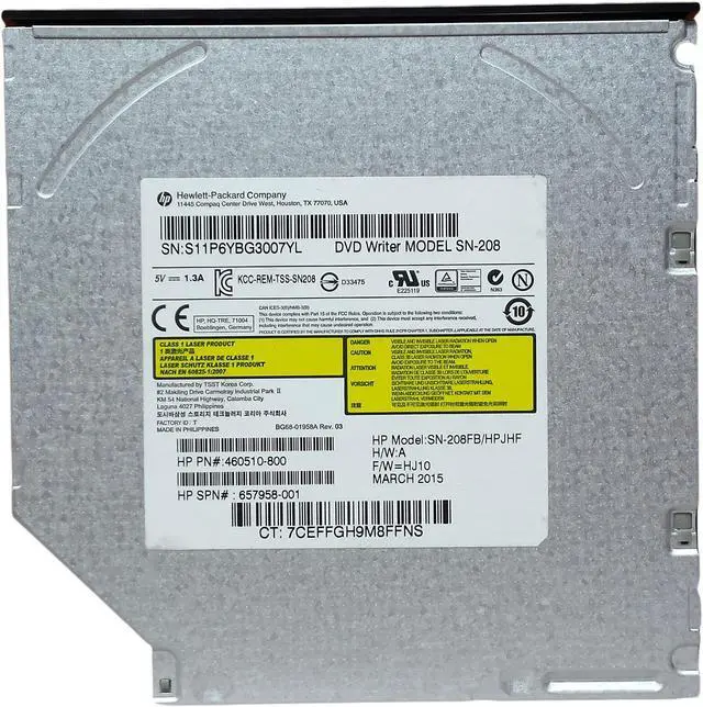 Main image of Toshiba SN-208 Internal Desktop Drive For HP Pavilion AIO 657958-001