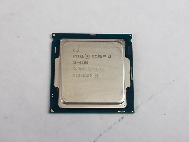 Used - Very Good: Intel Core i3-6100 3.70 GHz LGA 1151 Desktop CPU