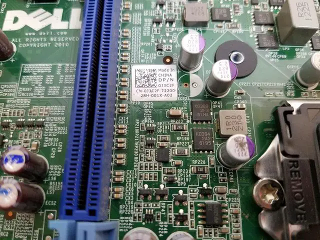 Alt view image 4 of 6 - Dell Optiplex 790 (DT) (MT) Computer Motherboard J3C2F