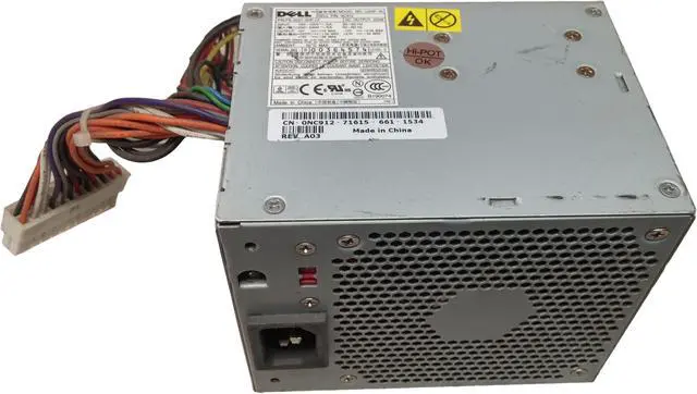 Main image of Dell Nc912 Dell 220 Watt Power Supply For Optiplex Gx520 Desktop