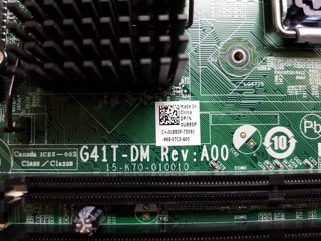 Alt view image 6 of 9 - Dell SFF U880P Inspiron 537 Motherboard