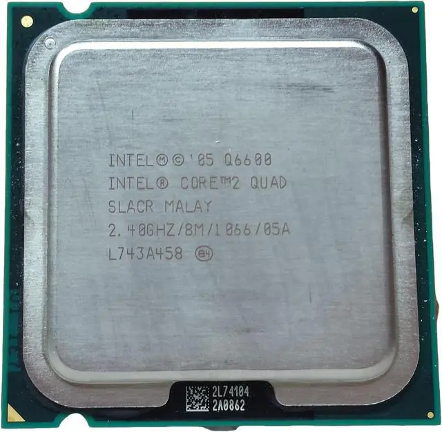 Alt view image 2 of 5 - Intel Slacr Core 2 Quad Q6600 2.4Ghz 8Mb L2 Cache 1066Mhz Fsb Socket Lga775 65Nm 108W Desktop Processor Only