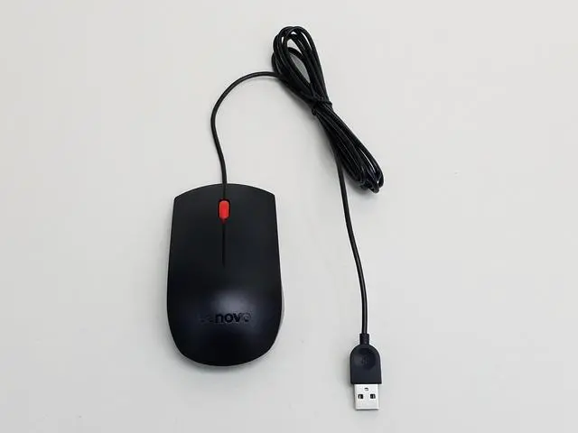 Main image of New Lenovo 00PH133 Black USB Mouse SM-8823 SM050L24506