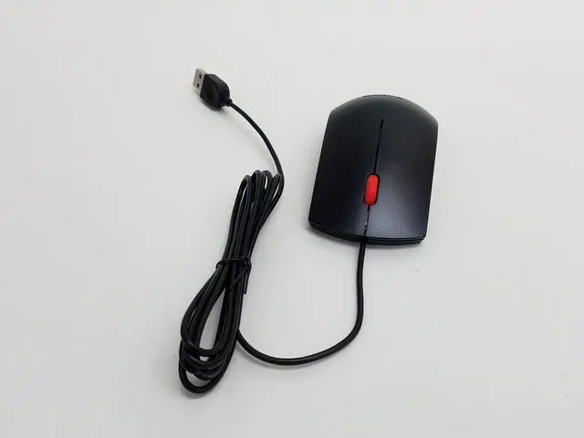 Alt view image 3 of 7 - New Lenovo 00PH133 Black USB Mouse SM-8823 SM050L24506