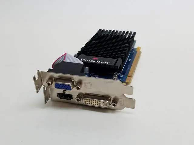 Alt view image 2 of 3 - VisionTek ATI Radeon HD 5450 512MB DDR3 PCI Express x16 Low Profile Desktop Video Card